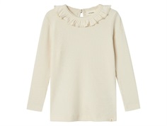 Lil Atelier turtledove frill blouse